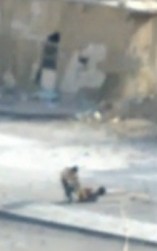 فيديو مفزع:قوات الأسد تغتصب شابة سورية وتلقي بها شبه عارية على الطريق لاستدراج مقاتلي الجيش الحر