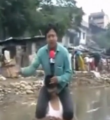 شاهد أغرب تقرير تلفزيوني