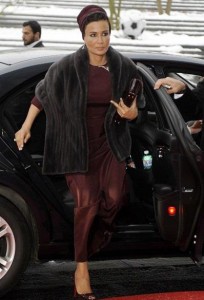 "لحظة الشيخة موزة"