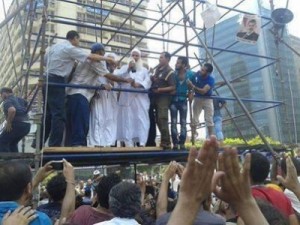 الشيخ محمد حسان يخرج عن صمته.. ويشارك في الاعتصامات المؤيدة لمرسي