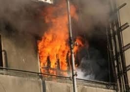 أصابة مواطن في حريق بشارع الجامعة ..و 5 اصابات اثر حادث سير بالبلقاء