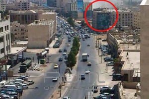 حريق ضخم بالقرب من دوار الواحه ....!!