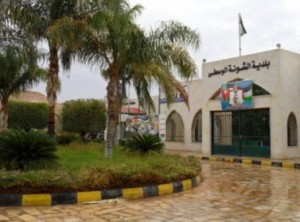 إطلاق نار على بلدية الشونة الوسطى..!!