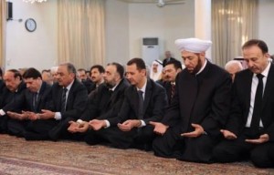 قذائف على حي في دمشق قصده الاسد لاداء صلاة العيد