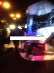 جرش : (19) اصابة إثر تصادم 9 مركبات