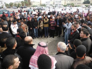 صور الإعتصام كاملاً في جامعة آل البيت احتجاجا على مقتل نور العوضات