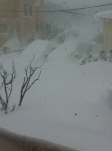 ثلوج عجلون تتجاوز ال متر وتعزلها عن العالم في ظل غياب الاجهزة الرسمية...صور