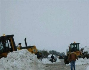 ٣ جرافات و"همر" وسيارتا طاقة...من أجل الوزير..."النسور يدري..؟؟"
