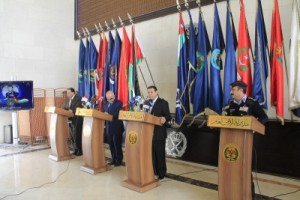 مؤتمر صحفي في مديرية الامن العام لمدراء البحث الجنائي والمخدرات والسير