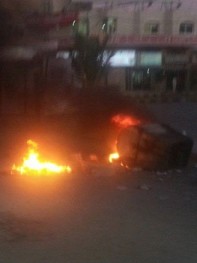 اعمال شغب وحرائق في معان