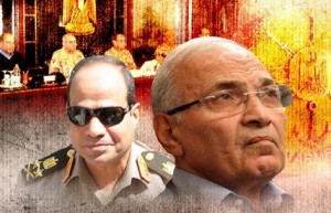 شفيق: ترشيح الجيش للسيسي "مهزلة" والنتيجة محسومة