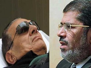 المحكمة تجمع مبارك ومرسي الاحد في مفارقة تاريخية..!!