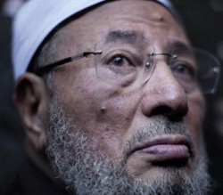 القرضاوي: تحقق ما نبأ به الرسول محمد