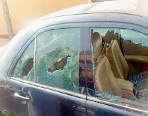 سرقة وتحطيم مركبة النائب رولا الحروب في معان