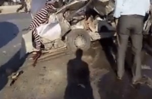 فيديو لحادث السير المروع الذي حدث بالأمس في شارع الأردن (+18)