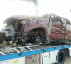 بالصور والأسماء .. توفي هو وابنتيه .. حادث قضى على نصف أسرة أردنية والملك أمر بنقل جثامينهم