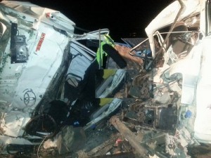 بالصور...وفاتان و5 إصابات اثر حادث تصادم في البلقاء