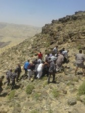 الرقيب الحواتمة في العناية المركزة بسبب لدغة افعى