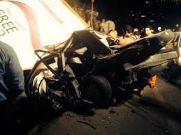 6 اصابات بحادث تصادم مركبتين قرب جسر البيبسي