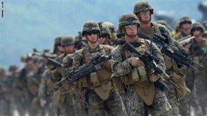 قوة من  المارينز الأمريكي تصل بغداد