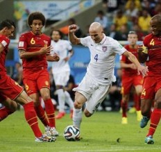 بلجيكا تتغلب على امريكا (فيديو)