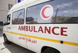 تعرض سيارة إسعاف تابعة للدفاع المدني لاطلاق النار في المفرق