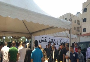 مناوشات بين حرس النسور وشبان من عشائر الشركس في عزاء شهيد الواجب نارت نفش