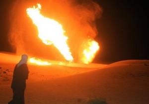 خسائر فادحة في تفجير جديد لآنبوب الغاز المصري المؤدي إلى الأردن