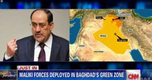 المالكي يحشد تعزيزات عسكرية في بغداد