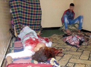 اربـد ... ثلاثيني يعدم والدته السبعينية رميا بالرصاص في الحصن.. ويحاول الانتحار..!!