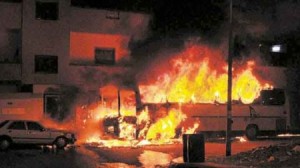 حرق 3 منازل على خلفية مقتل "العميريين" و "الحسنات" في الكرك