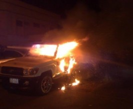 حريـــق مركبة يمتد الى عمــارة وصــالة أفـــراح في الزرقاء