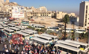 إضراب للحافلات بصويلح وأزمة خانقة في الشوارع