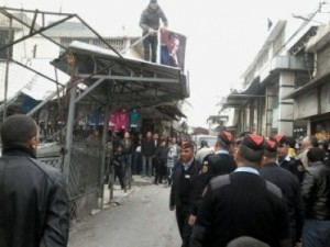 مواجهات بين الدرك وأصحاب بسطات بالوحدات