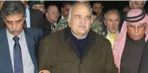 الامير الحسن يعزي بالشهيد البطل معاذ الكساسبة