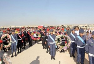 بالفيديو والصور..تشييع جثمان العقيد الركن طيار مقاتل "ابراهيم حسونة"