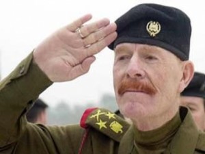 عزت الدوري حي والجثة للبجاري