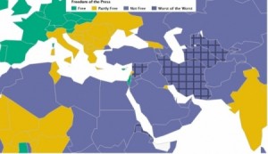الاردن بالمرتبة 155 على العالم بحرية الصحافة