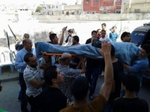 اصابة شقيق عبد الله الزعبي بطلق نار عشوائي أثناء دفنه باربد