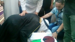 بالصور .. تشيع جثمان الشيخ والنائب الاسبق "ابو زنط" وسط حشد شعبي