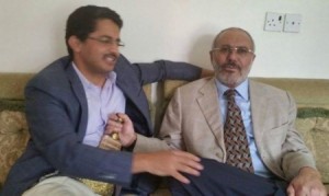 شاهد...علي عبدالله صالح في أول ظهور له بعد (تحرير) عدن وقاعدة العند