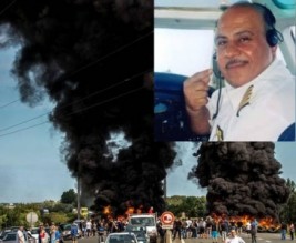 كشف أسباب تحطم طائرة عائلة "بن لادن" التي كان يقودها الطيار الأردني مازن الدعجة