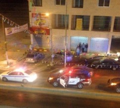 بالصور..اعتداء على مركز أمن أبو نصير في عمان وتواجد لقوات الدرك والأمن في المكان