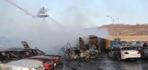 الشرع: بعد تجميع الأشلاء.. عدد وفيات حادثة انفجار حاوية الالعاب النارية 7 وليس 8