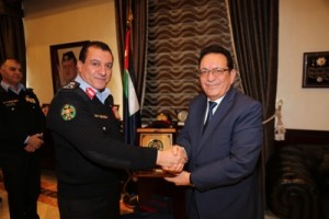 مدير الامن العام يكرم مدير عام "جت" مالك حداد