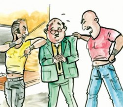 كسر ضلع معلم بمشاجرة