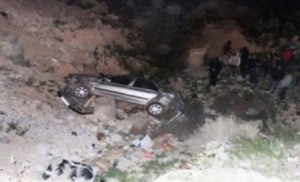 وفاتان و3 إصابات اثر حادث تدهور مروّع على طريق وادي عربة