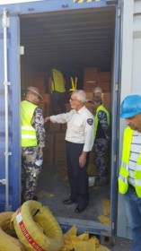 ضبط حاوية العاب نارية ومنشطات جنسية مهربة في العقبة