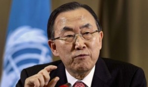 كي مون: من الطبيعي أن يرد الفلسطينيون على الاحتلال