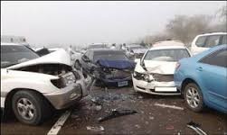 ازمة سير خانقة بعد تصادم 7 مركبات على طريق جرش - عمان .. ولا اصابات